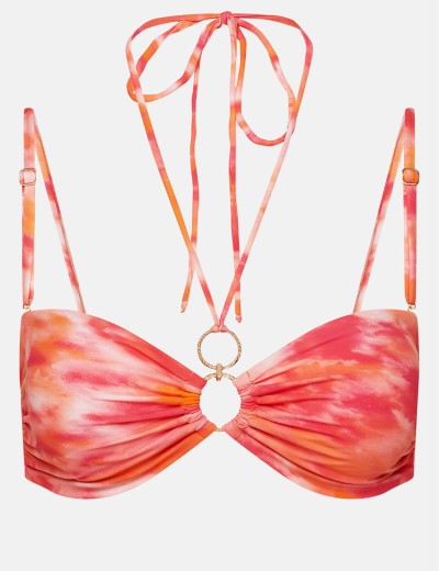 Верх купальника бандо Esotiq VENICE 40697, Цвет: оранжевый, Размеры: 75D/80C, изображение 7