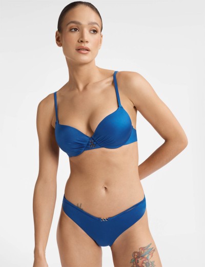 Верх купальника с пуш-ап Esotiq GOODY 40712, Цвет: синий, Размеры: 70C/75B, изображение 5