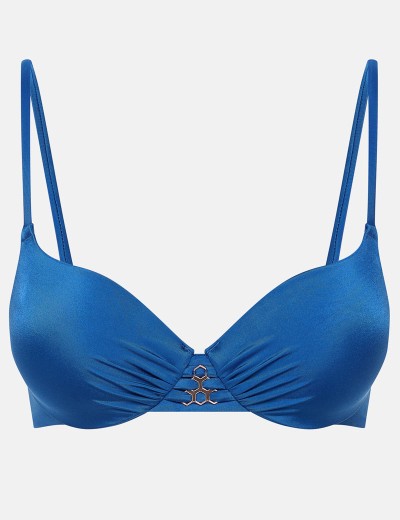 Верх купальника с пуш-ап Esotiq GOODY 40712, Цвет: синий, Размеры: 70C/75B, изображение 6