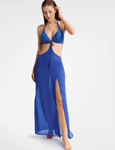 Купальный лиф халтер Esotiq PENICHE 40743 синий, Цвет: синий, Размеры: 70C/75B, изображение 8