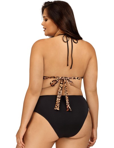 Купальник с леопардовым принтом  Lorin L1204/3 BIG, Цвет: леопард, Размеры: M, изображение 2