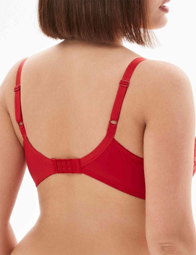 Бюстгальтер полумягкий Milavitsa 116182 рубин/нюд, Цвет: рубин/нюд, Размеры: 95C, изображение 2