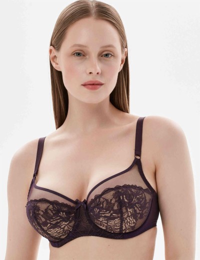 Полумягкий бюстгальтер Milavitsa 124930 джем/нюд, Цвет: джем/нюд, Размеры: 80C, изображение 3