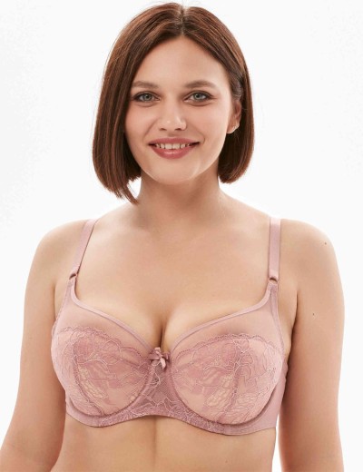 Полумягкий бюстгальтер Milavitsa 124930 камелия/нюд, Цвет: камелия/нюд, Размеры: 80C, изображение 3