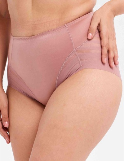 Трусы слипы высокие Milavitsa 265340 камелия, Цвет: камелия, Размеры: 2XL, изображение 3