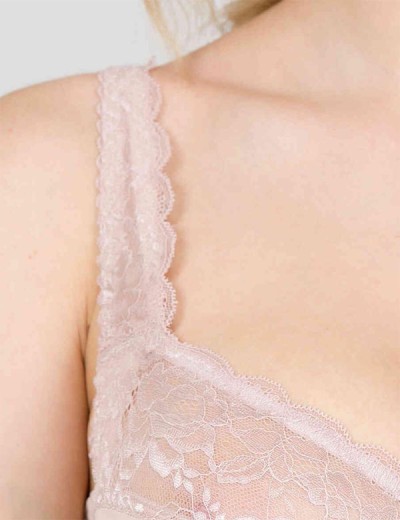 Бюстгальтер мягкий с подкроем Novella 332 серебристый пион, Цвет: серебристый пион, Размеры: 75F, изображение 6