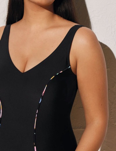 Черный закрытый купальник Ysabel Mora 82194, Цвет: черный, Размеры: 90B, изображение 3