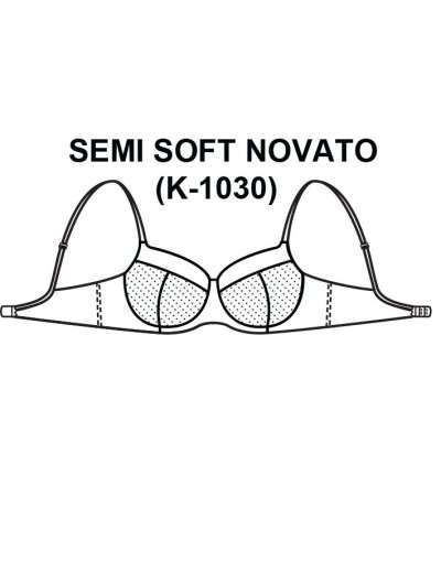 Бюстгальтер полумягкий Ava NOVATO 1030 PU слива, Цвет: слива, Размеры: 100E, изображение 4