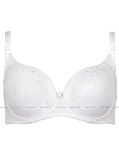 Бюстгальтер балконет Gorteks YVETTE B4 U белый, Цвет: белый, Размеры: 80H, изображение 11