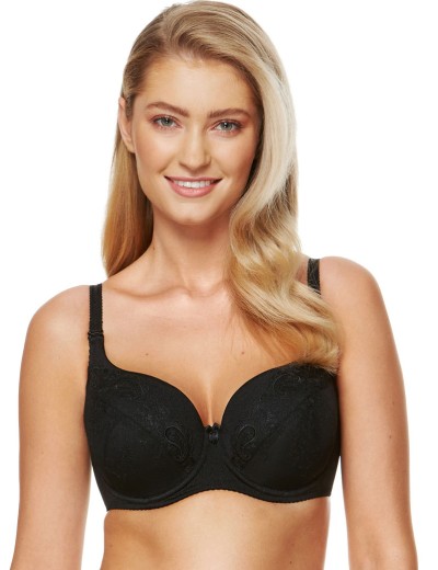 Бюстгальтер балконет Gorteks YVETTE B4 U черный, Цвет: черный, Размеры: 75H, изображение 3