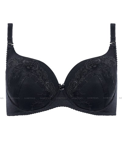 Бюстгальтер балконет Gorteks YVETTE B4 U черный, Цвет: черный, Размеры: 75H, изображение 8