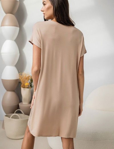 Платье домашнее Mia-Amore NELLY 1947, Цвет: бежевый, Размеры: 2XL/3XL, изображение 2