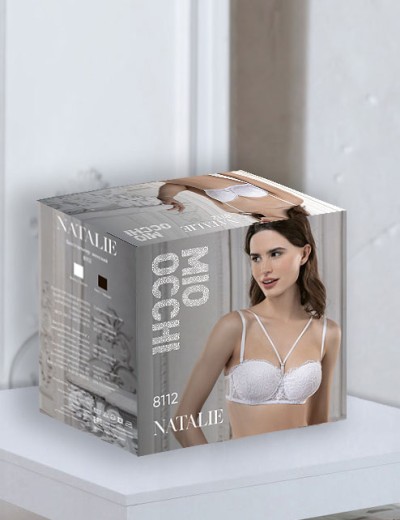 Бюстгальтер анжелика пуш-ап Mioocchi NATALIE 8112 nero, Цвет: nero (черный), Размеры: 80B, изображение 5