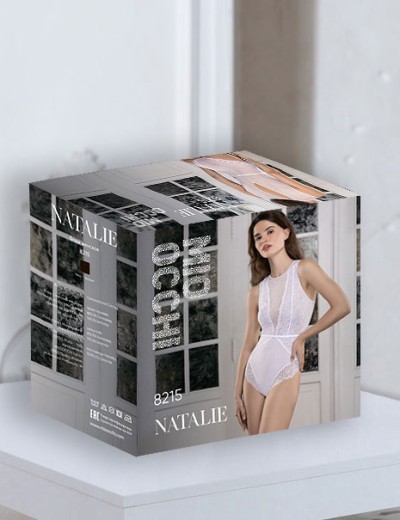 Кружевное боди Mioocchi NATALIE 8215 nero, Цвет: nero (черный), Размеры: XS, изображение 3
