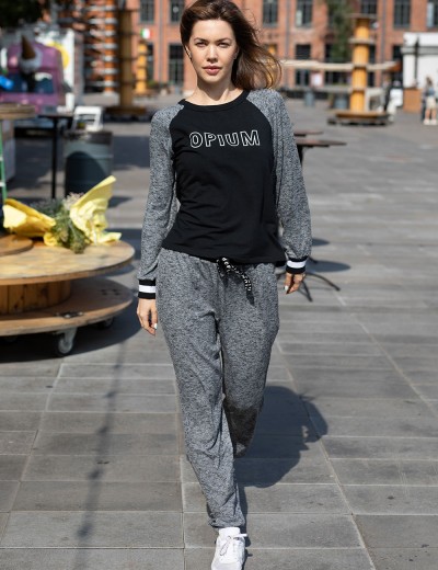 Спортивный костюм Opium M-89/P-72, Цвет: серый, Размеры: L, изображение 3