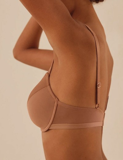 Бюстгальтер на тонком поролоне Ysabel Mora 10113 BASIC карамель, Цвет: карамель, Размеры: 80B, изображение 3