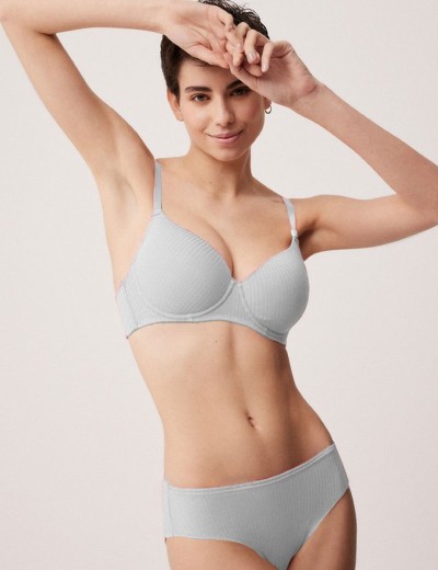 Бюстгальтер поддерживающий Ysabel Mora 10568 LINGERIE серый, Цвет: серый, Размеры: 85B, изображение 2