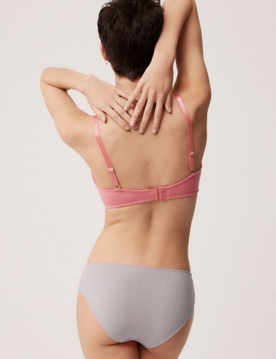 Трусы слипы в рубчик Ysabel Mora 10571 LINGERIE серый, Цвет: серый, Размеры: L, изображение 2