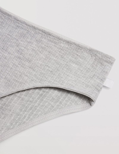 Трусы слипы в рубчик Ysabel Mora 10571 LINGERIE серый, Цвет: серый, Размеры: L, изображение 4