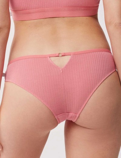 Трусы бразилиана в рубчик Ysabel Mora 10573 LINGERIE розовый, Цвет: розовый, Размеры: S, изображение 2