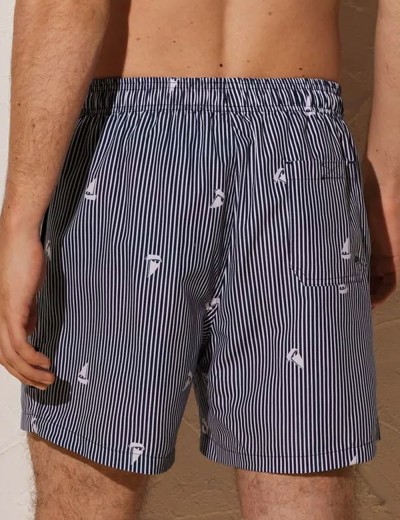 Мужские пляжные шорты Ysabel Mora 90126, Цвет: темно-синий/белый, Размеры: L, изображение 2
