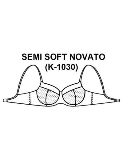 Бюстгальтер полумягкий Ava DREAM OFF 1763 PU черный, Цвет: черный, Размеры: 80B, изображение 3