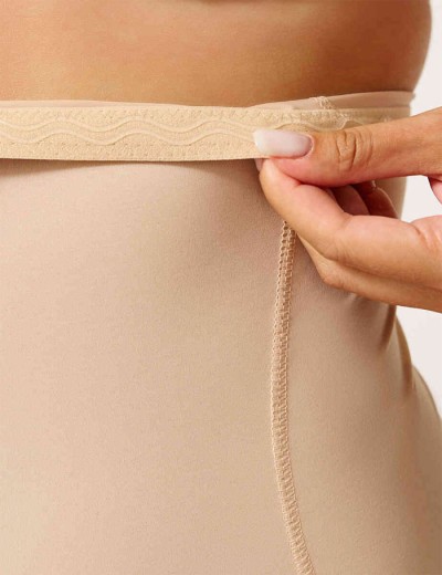 Высокие утягивающие трусы Bogema 954 бежевый, Цвет: бежевый, Размеры: XS, изображение 4