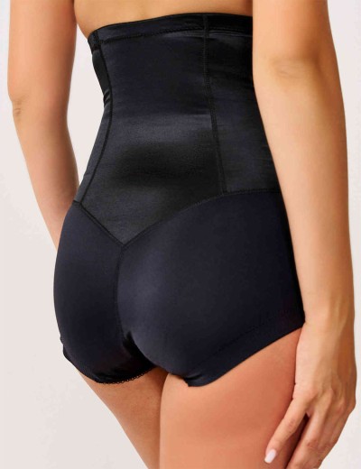 Высокие утягивающие трусы Bogema 954 черный, Цвет: черный, Размеры: XL, изображение 2