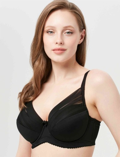 Бюстгальтер полумягкий Elli 3035 черный, Цвет: черный, Размеры: 90G, изображение 6