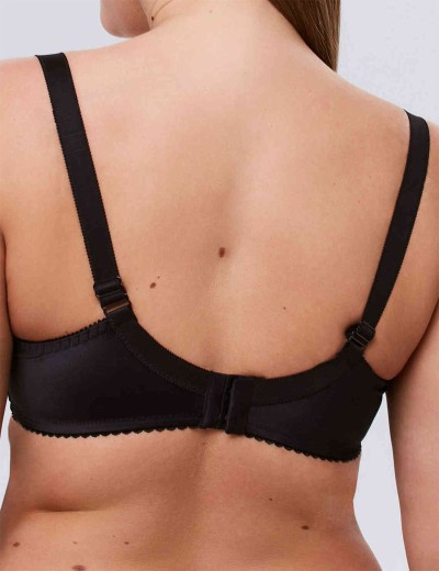 Бюстгальтер полумягкий Elli 9001 черный бархат, Цвет: бархат черный, Размеры: 80C, изображение 2 Бюстгальтер полумягкий Elli 9001 черный бархат, Цвет: бархат черный, Размеры: 80C, изображение 2