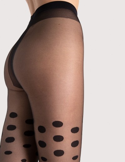 Колготки с узором Fiore 6082/G NATALIE 15 den черный, Цвет: черный, Размеры: 2, изображение 4