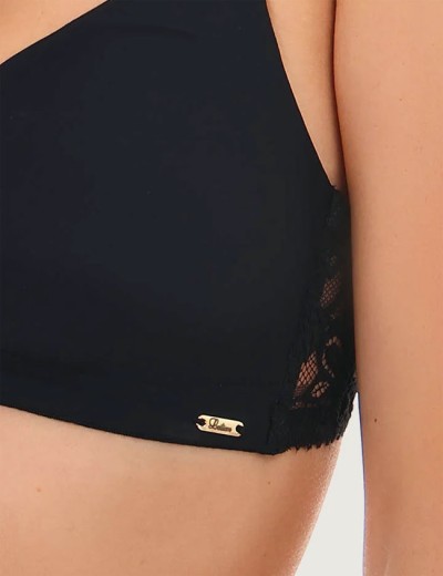 Бюстгальтер бралетт без косточек Leilieve LIBERTY C5000 nero, Цвет: nero (черный), Размеры: 75B, изображение 5