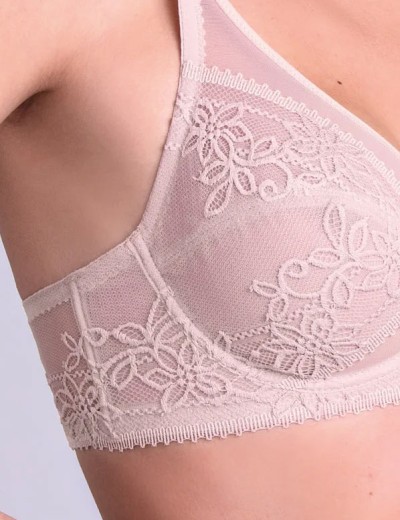 Ажурный бюстгальтер с мягкой чашкой Leilieve LIBERTY C5700 tortora, Цвет: tortora (песочный), Размеры: 75C, изображение 4