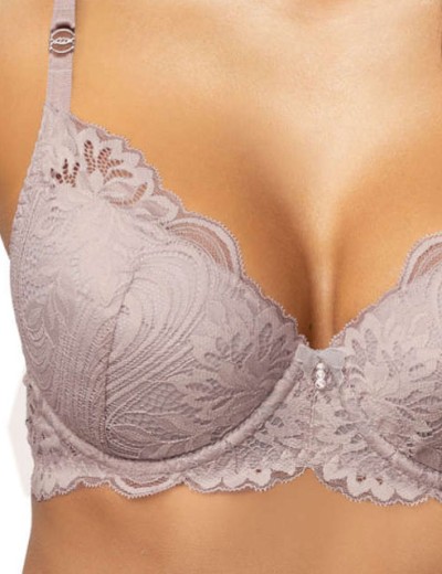 Бюстгальтер балконет пуш-ап MAT DARLENE wrzos M-3635-11-1, Цвет: сиреневый, Размеры: 75D, изображение 4