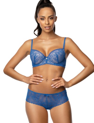 Кружевные трусы MAT MARINA niebieski F-3637-5, Цвет: голубой, Размеры: M, изображение 3