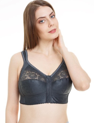 Бюстгальтер мягкий без косточек Sermija 150-12-L темный графит, Цвет: тёмный графит, Размеры: 80F, изображение 5