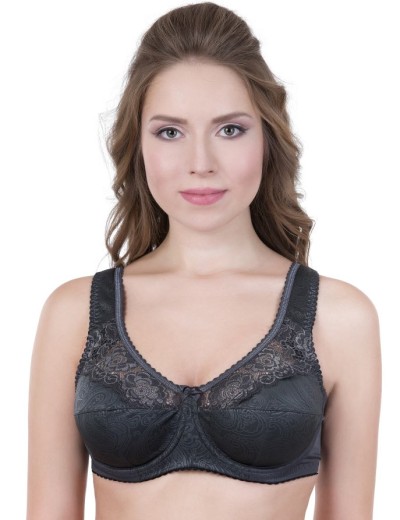 Бюстгальтер мягкий Sermija 151-12-L темный графит, Цвет: тёмный графит, Размеры: 80F, изображение 3