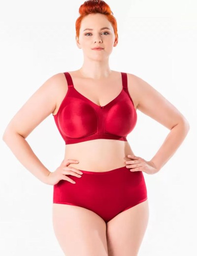 Трусы слипы высокие Sermija MARI 178-19-AK / 179-19-AK красная румба, Цвет: красная румба, Размеры: 2XL, изображение 3