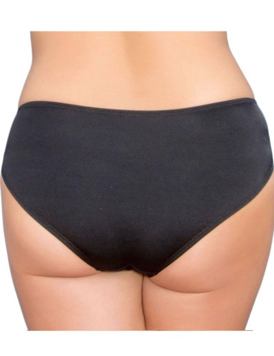 Плавки женские классические макси Akcent M004 черный, Цвет: черный, Размеры: 6XL, изображение 3