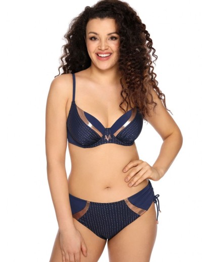 Верх купальника с уплотненной чашкой Ava SK137 U atramento, Цвет: чернильный, Размеры: 85E, изображение 5