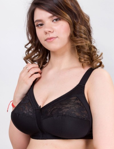 Бюстгальтер мягкий без косточек Aveline 660430 / 661430 / 661431 черный, Цвет: черный, Размеры: 95B, изображение 2