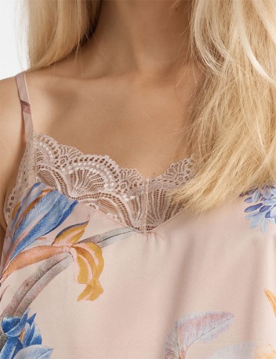 Пижама атласная Esotiq LOVER 40595 бежевый, Цвет: бежевый, Размеры: XL, изображение 3