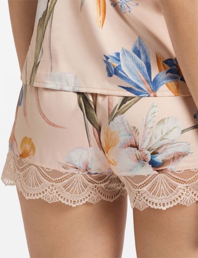 Пижама атласная Esotiq LOVER 40595 бежевый, Цвет: бежевый, Размеры: XL, изображение 4