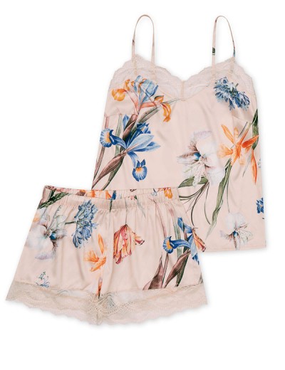 Пижама атласная Esotiq LOVER 40595 бежевый, Цвет: бежевый, Размеры: XL, изображение 5