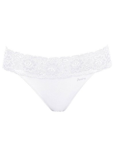 Трусы танга с кружевной резинкой Janira DOLCE MICRO 1032102 blanco, Цвет: blanco (белый), Размеры: S, изображение 3