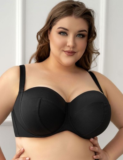 Бюстгальтер купальный мягкий Kris Line BEACH BLACK soft side support, Цвет: черный, Размеры: 65L, изображение 3