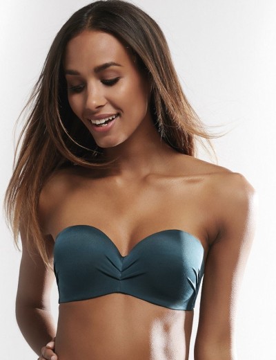 Верх купальника Kris Line BEACH EMERALD balkonette, Цвет: изумрудный, Размеры: 75B, изображение 2