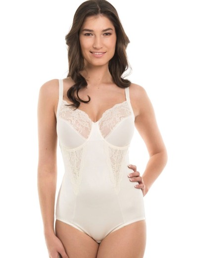 Боди корректирующее Maidenform ULTRA-FIRM BODY SHAPER 1456 кремовый, Цвет: кремовый, Размеры: 80D, изображение 4