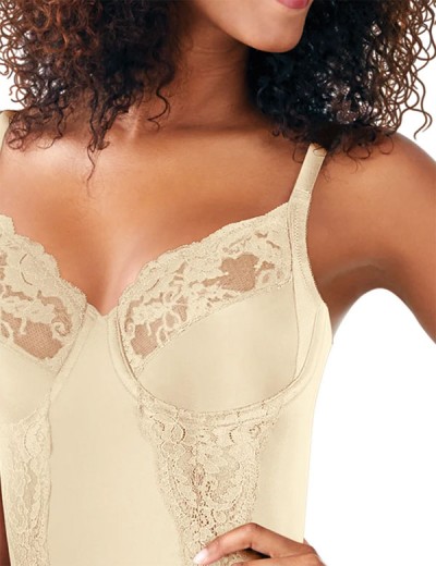 Боди корректирующее Maidenform ULTRA-FIRM BODY SHAPER 1456 кремовый, Цвет: кремовый, Размеры: 80D, изображение 6