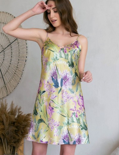 Ночная сорочка с цветами Mia-Amore IOLANTA 3950, Цвет: мультицвет, Размеры: 4XL, изображение 4